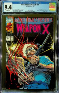 Marvel Comics Presents #81 (1991) - CGC 9.4 - Cert#4007951024