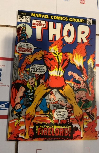 Thor #225 (1974) first app of firelord w MVs