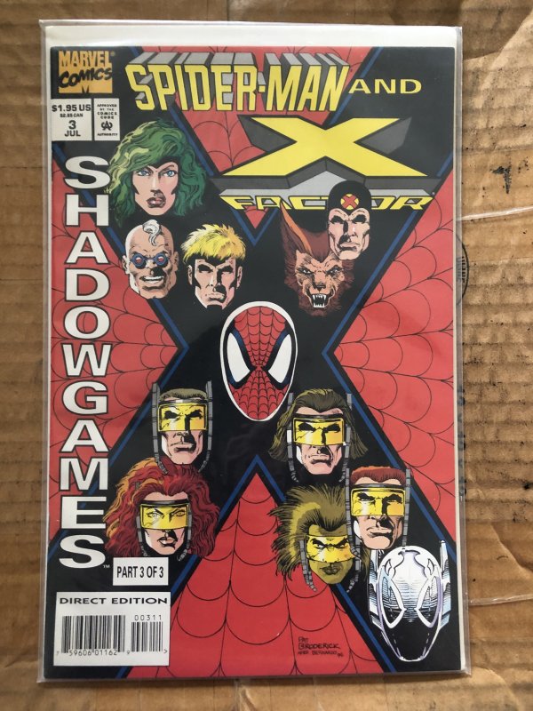 Spider-Man and X-Factor: Shadowgames #3 (1994)