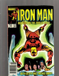 Lot of 12 Iron Man Comics #162 165 166 169 173 184 185 187 189 193 194 195 GB2