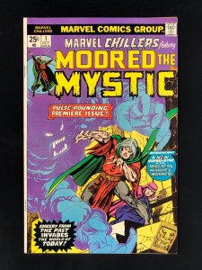 Marvel Chillers featuring Mordred the Mystic #1 (1975) Higher Grade
