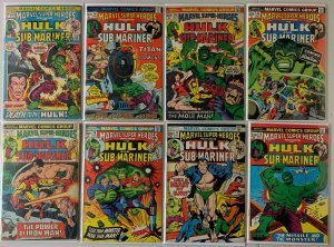 Marvel Super-Heroes lot #33-83 Hulk + Sub-Mariner 50 diff 4.0 VG (1972-'79)