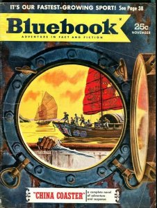 BLUE BOOK PULP-NOVEMBER 1952-VG-MILLER COVER-DON SMITH-OSOFSKY-ALDRICH VG