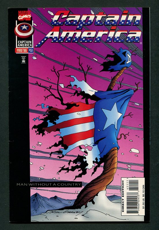 Captain America #450 - #453 SET (VFN-NM) Final Story Arc / 1st Series 1968