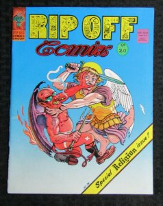 1988 RIP OFF COMIX #20 VF- 7.5 Gilbert Shelton / Special Religion Issue