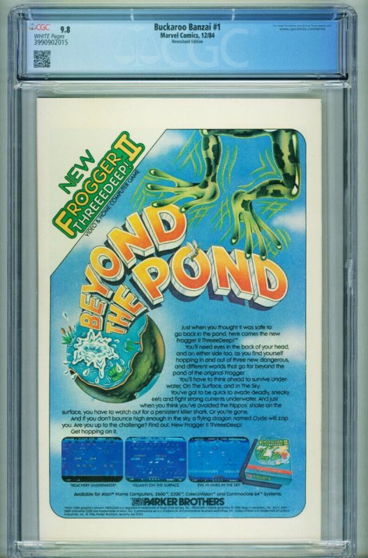 Buckaroo Banzai #1 CGC 9.8 -1984-NEWSSTAND-comic book 3990902015