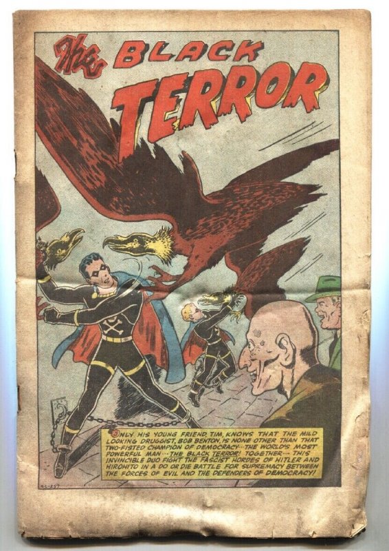 America's Best #13 1945-Black Terror- Fighting Yank- coverless reading copy