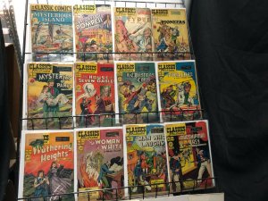 CLASSIC COMICS/ ILLUSTRATED 24 diff low grade, low HRNs amazing collection