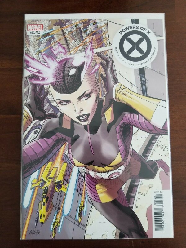 Powers of X 5 1st Print Dustin Weaver Variant Marvel Comics X-Men Hickman