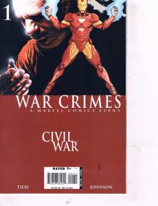Civil War War Crimes # 1 NM 1st Print Marvel Comic Book Iron Man Captain Am TW27