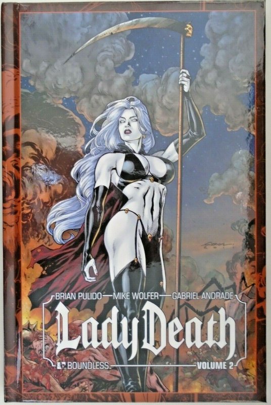 Lady Death Ongoing HC set vol 1+2; Signed 3x; 40% OFF