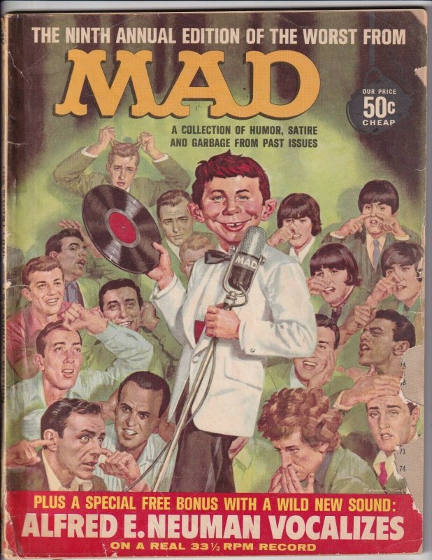 The Worst From MAD 9th Annual Edition 1966 NO Record