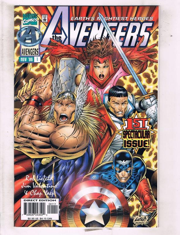 Lot Of 9 Avengers Marvel Comics # 1 (2) 2 3 4 5 6 7 8 Hulk Thor Iron Man TW50