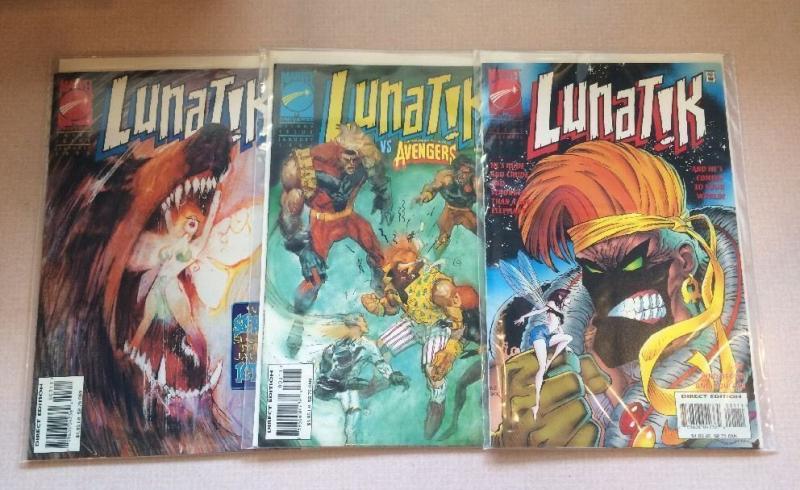 Lunatik 1-3 Near Mint Lot Set Run