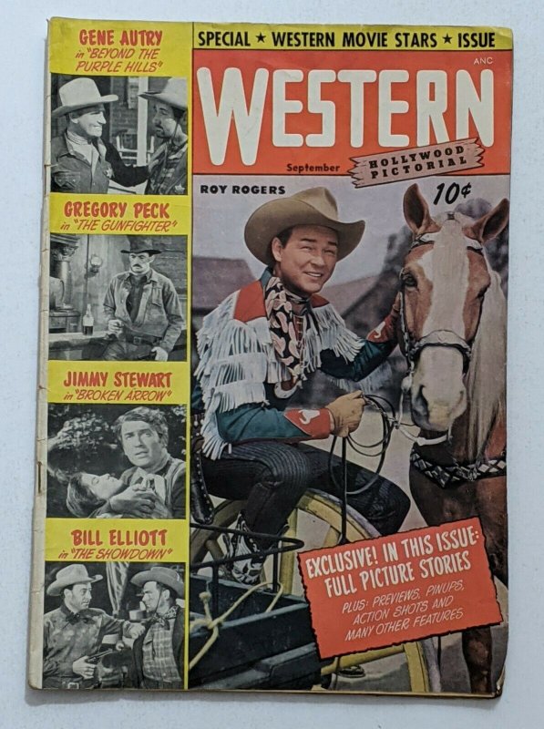 Hollywood Pictorial #5 (Sept 1950, St. John) VG 4.0 Roy Rogers Jimmy Stewart 