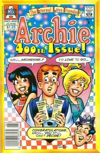 Archie Comics #400, VG (Stock photo)