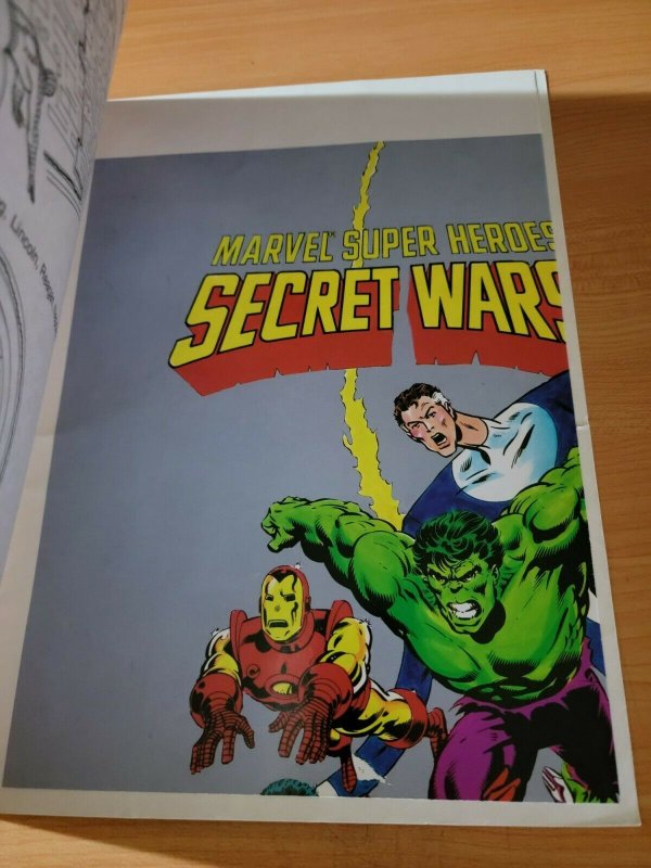 Marvel Super Heroes Secret Wars Coloring Activity + Poster ~ Crime of Centuries