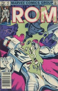 ROM (Canadian Edition) #42 FN ; Marvel | Spaceknight Bill Mantlo