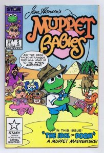 Muppet Babies #5 ORIGINAL Vintage 1986 Marvel Comics Kermit