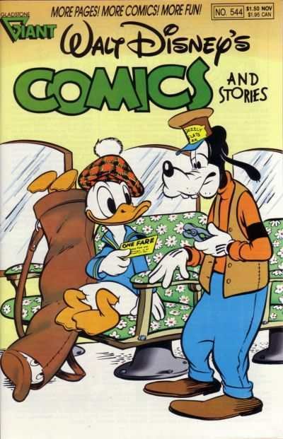 Walt Disney's Comics and Stories #544, VF+ (Stock photo)