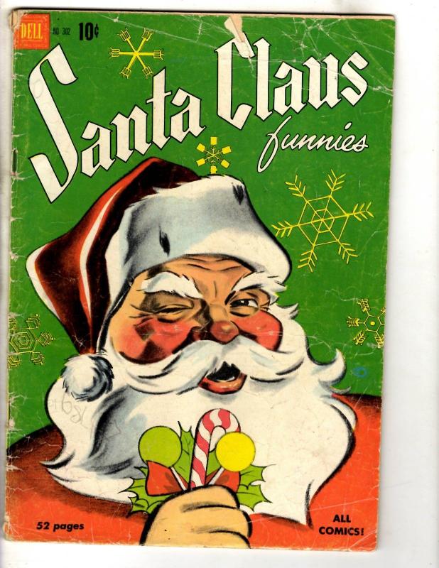 Four Color # 302 VG Dell Golden Age Comic Book Santa Claus Funnies JL14