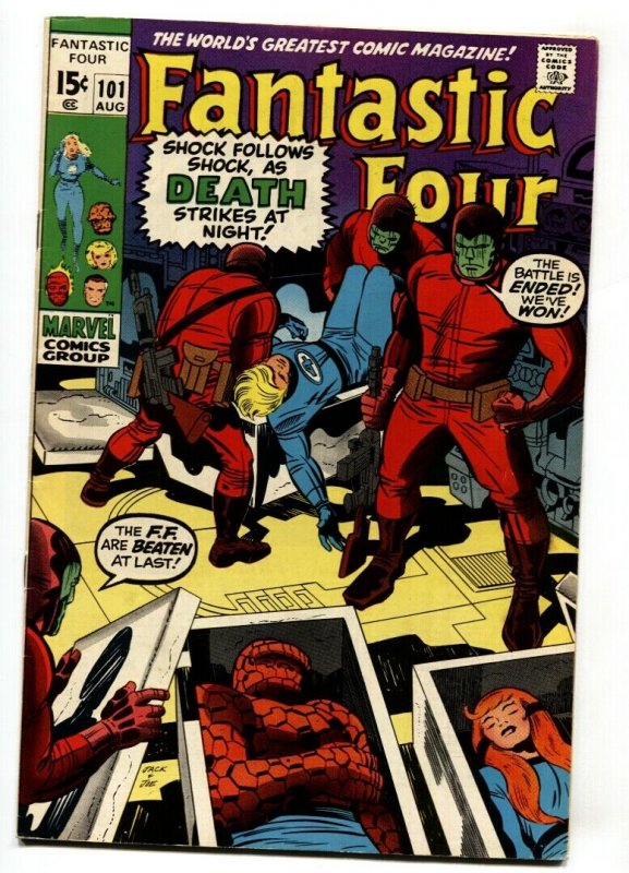 FANTASTIC FOUR #101 1970- THE THING-JACK KIRBY MARVEL VF-