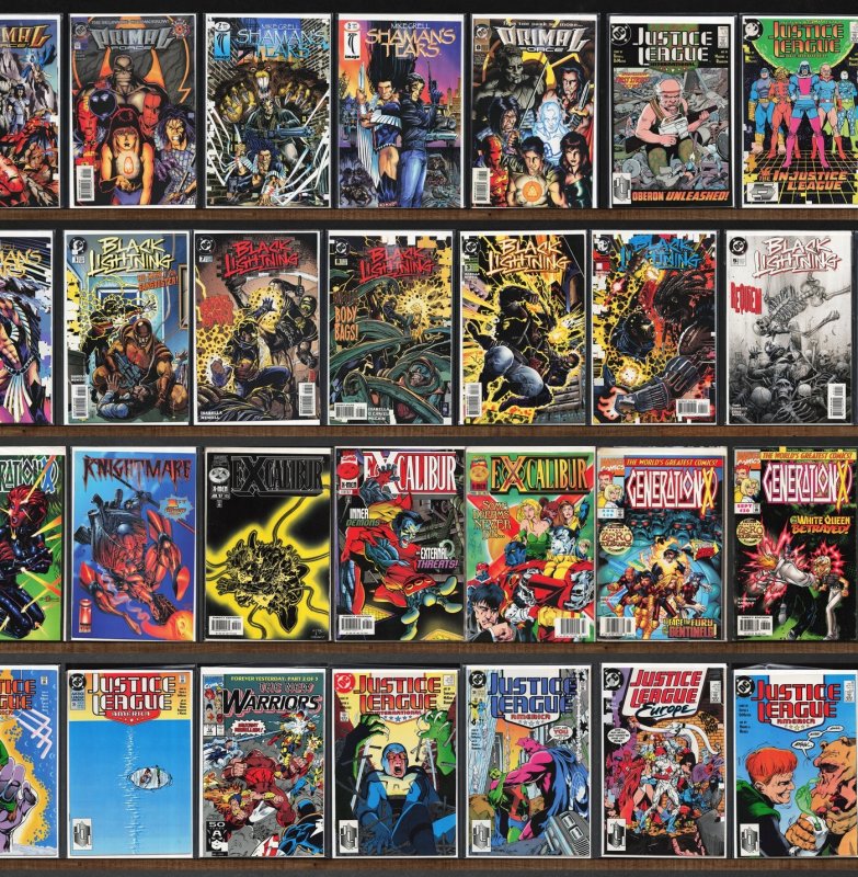 Huge Lot 140+ Comics with Generation X, Justice League America & More!