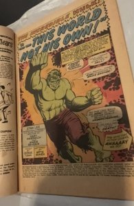The Incredible Hulk #102 (1968) returns to ongoing solo see desctipt