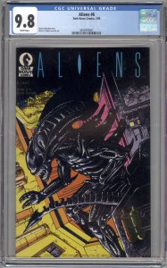 Aliens #6 (1989) CGC 9.8 NM/M 1ST PRINTING HARD IN HIGH GRADE DUE TO BLACK COVER