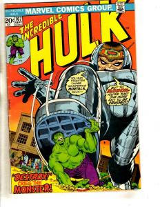 Incredible Hulk # 167 FN Marvel Comic Book Trimpe Avengers Thor Blitzkrieg TW64