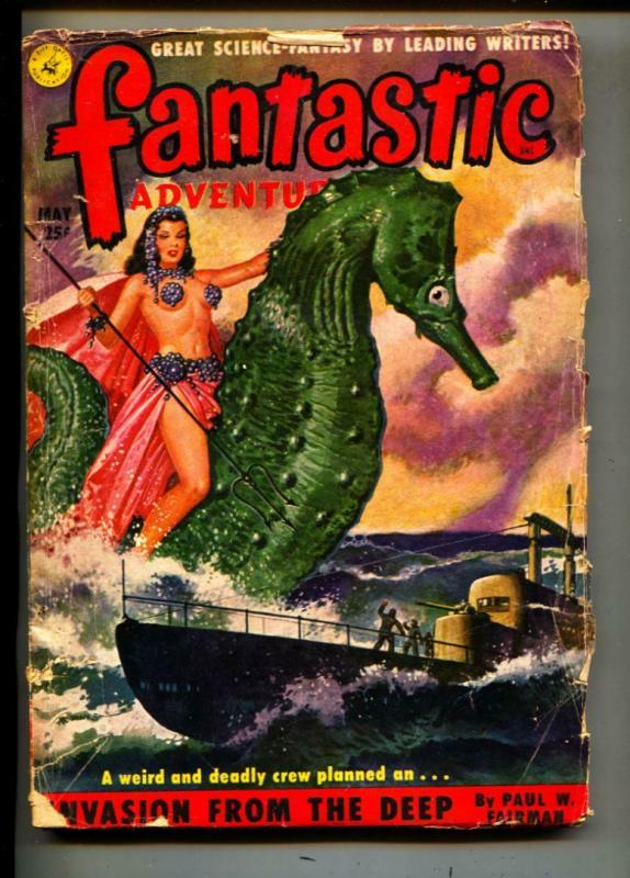 Fantastic Adventures-Pulp-5/1951-Theodore Sturgeon-Paul W. Fairman