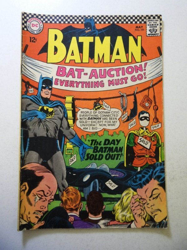 Batman #191 (1967) GD/VG Condition