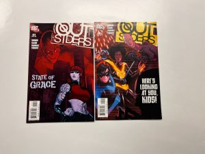 4 Outsiders DC Comics Books #38 39 40 41 Winick Thibert 15 JW13