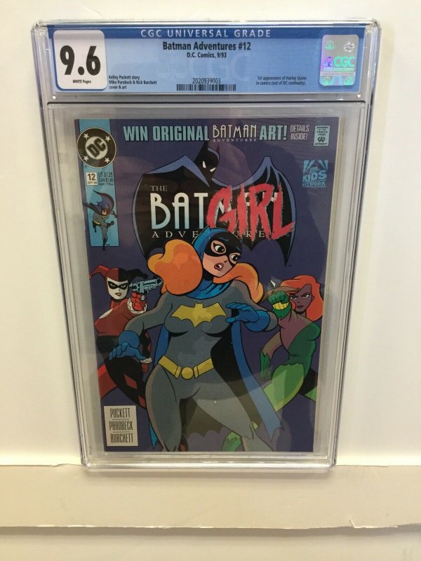 Batman Adventures #12 CGC 9.6 NM+ DC Comics 1993 batgirl HARLEY QUINN modern age