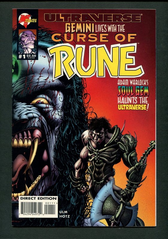 Curse of Rune #1  /  9.2 NM-  /  March 1995