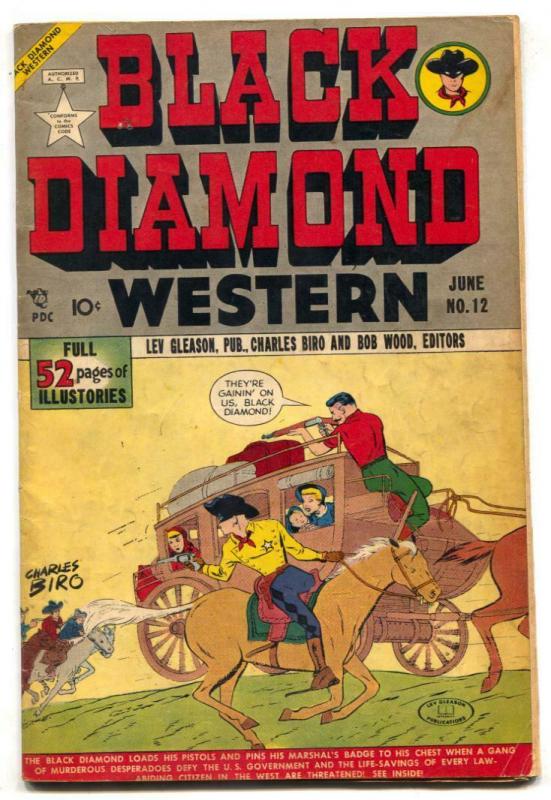 Black Diamond Western #12 1949- Golden Age comic VG+