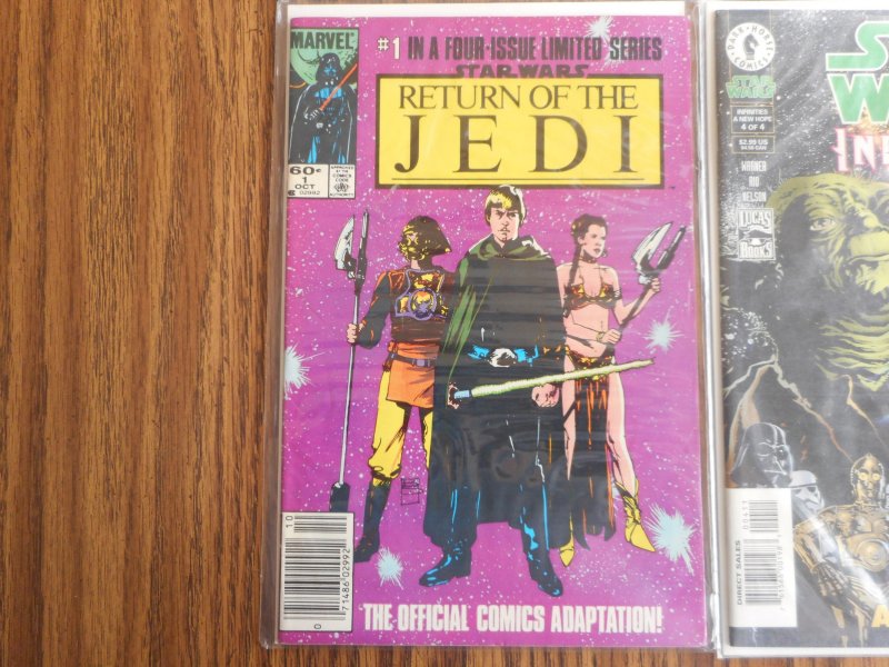 STAR-WARS LOT OF 4 BEAUTIFUL HIGH GRADE GEM WOW!!