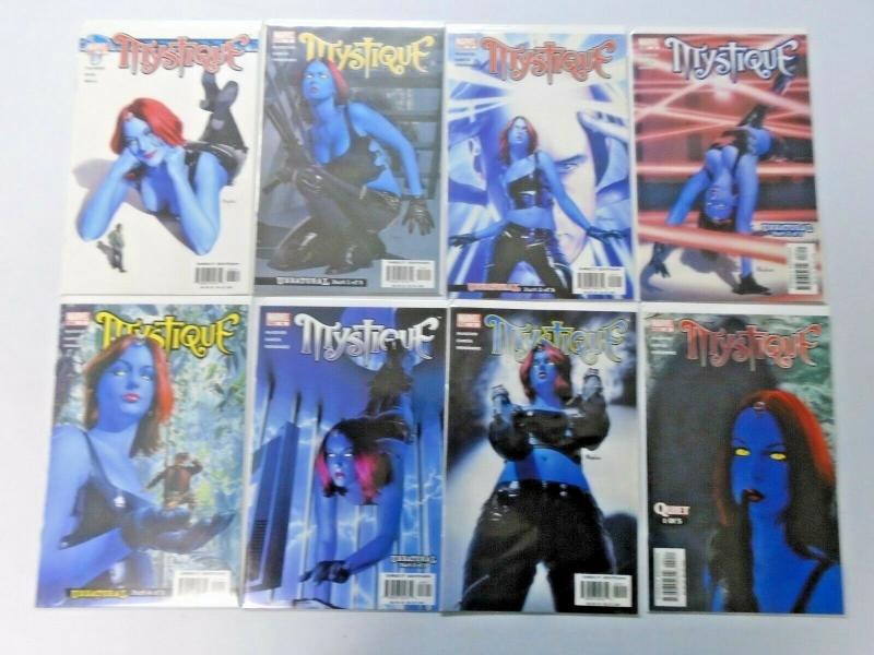 Mystique lot #5 to #22 - 18 different avg 8.0/VF (2003)