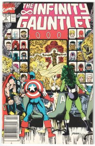 The Infinity Gauntlet #2 Newsstand Edition (1991)