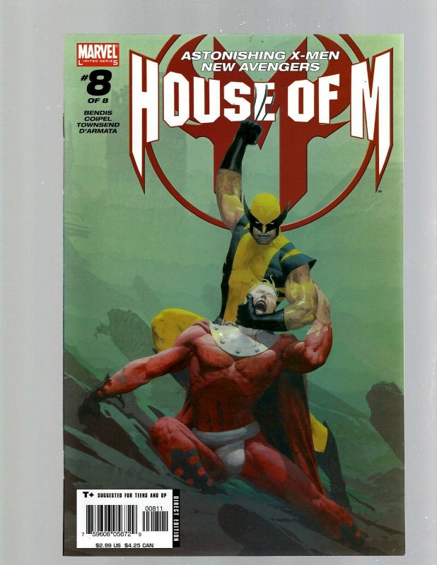 10 House Of M Marvel Comic Books # 1 2 3 4 5 6 7 8 + Day After 1 + Secrets 1 HY5