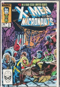 The X-Men and The Micronauts #3 (1984) Micronauts / Enigma Force