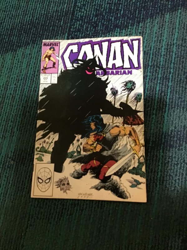 Conan the Barbarian #209 (1988) Dark Horse! High-Grade NM- wow!