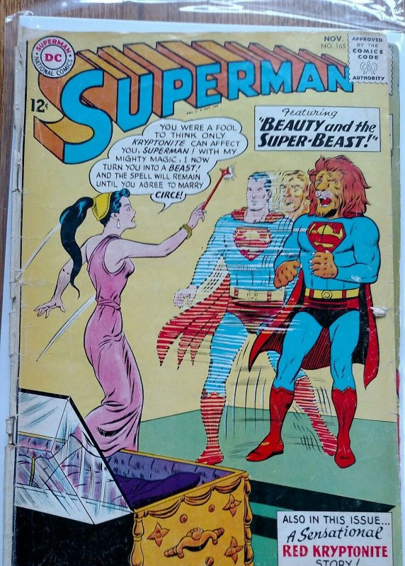 Superman #165 (DC,1963) Condition Fair