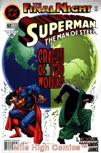 SUPERMAN: MAN OF STEEL (1991 Series) #62 Very Good Comics Book