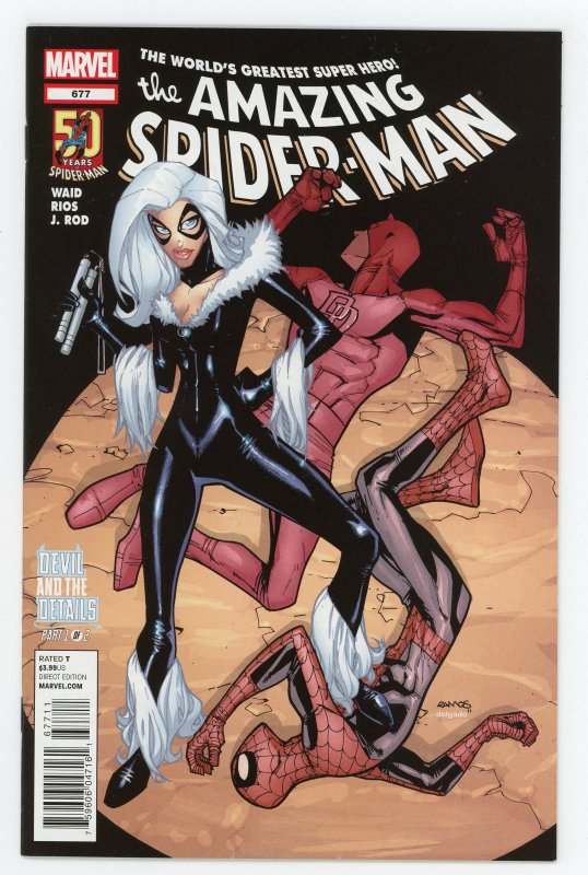 Amazing Spider-Man #677 (1963 v1) Mark Waid Daredevil Black Cat NM