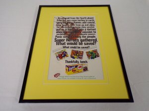 1996 Ziploc Spider-Man X Men Framed 11x14 ORIGINAL Vintage Advertisement