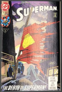 Superman #75 Second Printing Variant (1993)