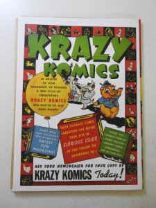 Captain America Comics #18 (1942) Coverless Reproduction cover, staples replaced