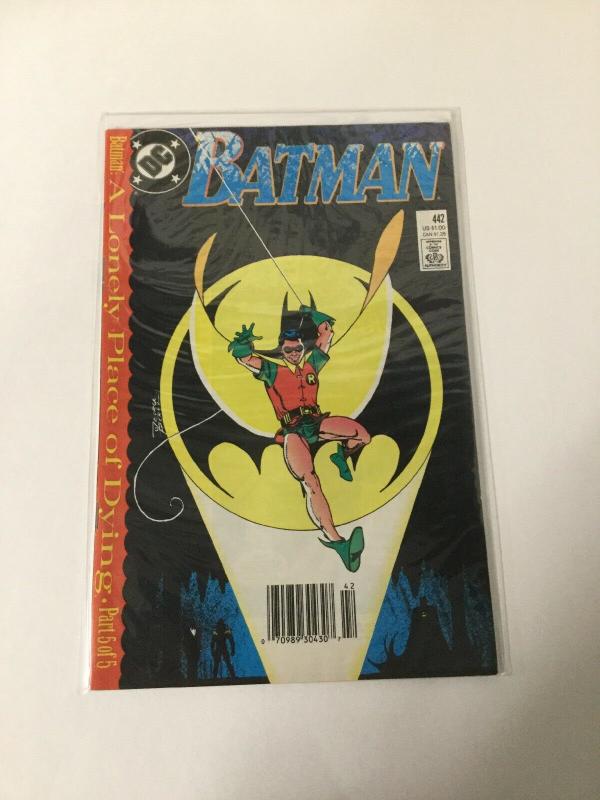 Batman 442 Vf Very Fine Newsstand DC Comics 