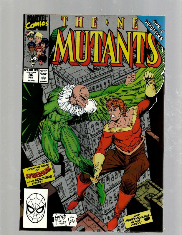 New Mutants # 86 NM Marvel Comic Book X-Men Wolverine Legion Warlock SM19